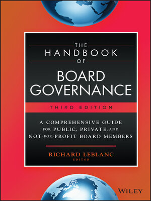 cover image of The Handbook of Board Governance